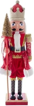 24" Red/Gold King Nutcracker