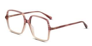 Gucci GG1003O Red, Beige Eyeglasses | Includes FREE Rx Lenses