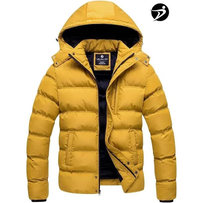 Men's Waterproof Removable Hooded Puffer Jacket
