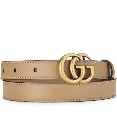 Gucci Women's GG Marmont Leather Belt