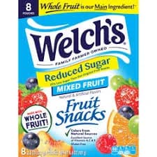 Welch's Reduced Sugar Mixed Fruit Snacks