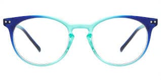 Sabina #FF2283 Floral Oval Retro Keyhole Bridge Plastic Eyeglasses | Muukal.com