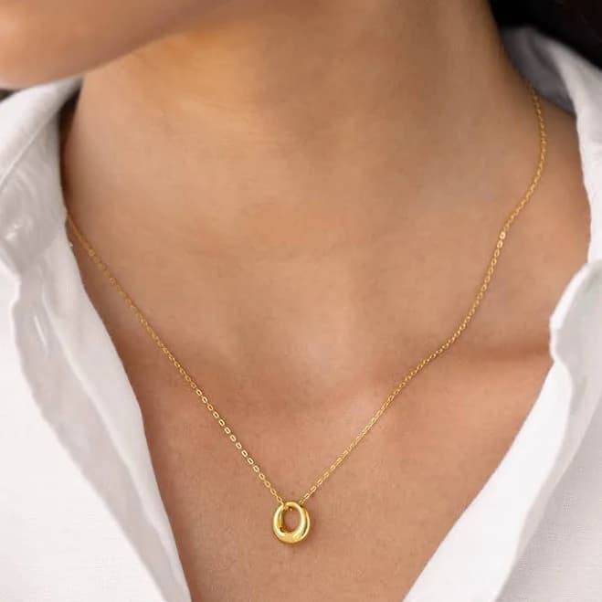 Linjer Women's Lilou Circle Pendant Necklace