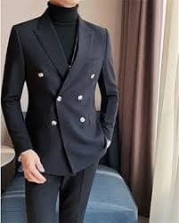 Men's Cropped Blazers Jacket Men Classic Suits Coats Oversize Jacket at Amazon Men's Clothing store
