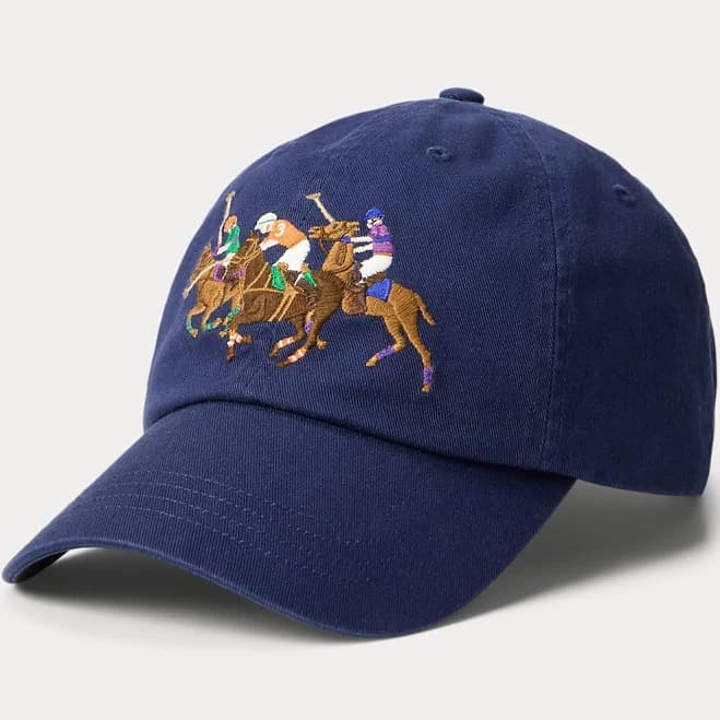 Polo Ralph Lauren Men's Triple-Pony Twill Ball Cap