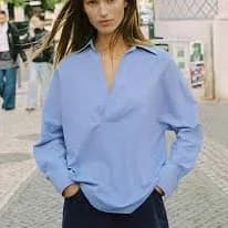 Zara Women's Oversized Oxford Shirt