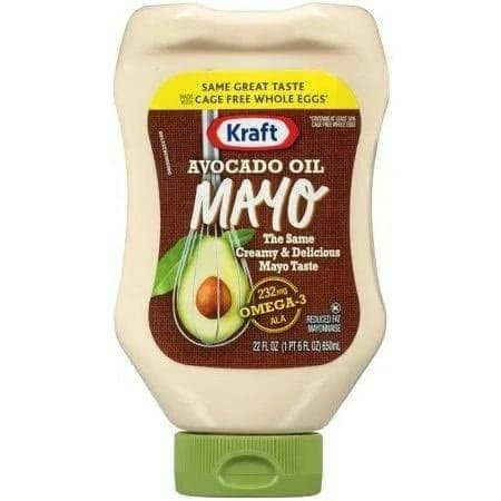 Avocado Oil Mayo 22oz Squeeze Bottle (Pack of 3), Size: 22 oz