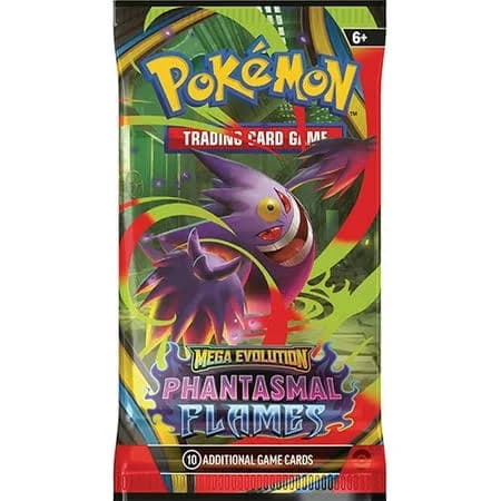 Pokemon Mega Evolution Phantasmal Flames Booster Pack