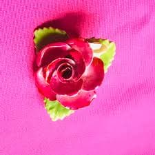 Buy Vintage Stanffordshire Rose Brooch, Cara China Red Online in India - Etsy