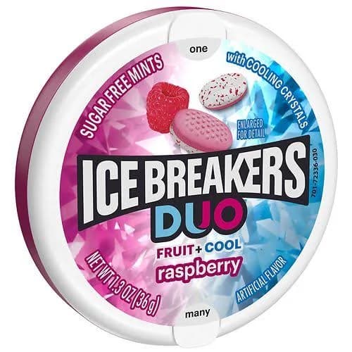 ICE Breakers Duo Raspberry Sugar-Free Mints