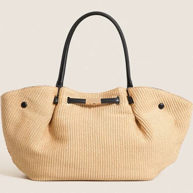 Urban Expressions Kaia Straw Tote
