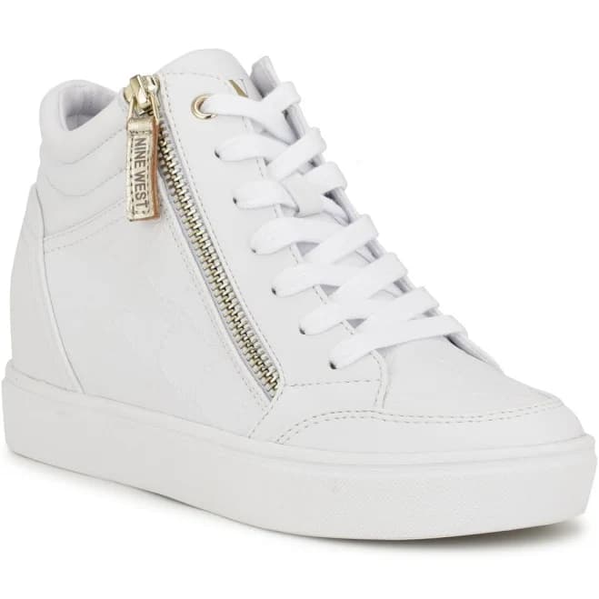 Nine West Women's Tons High Top Wedge Sneakers