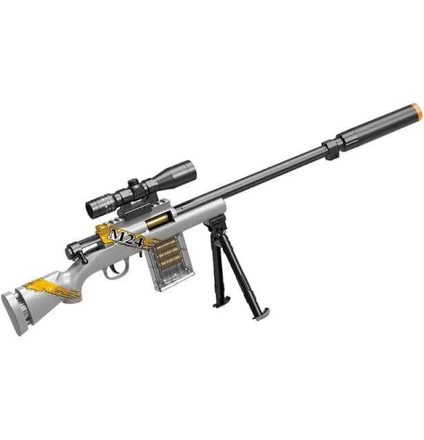 Shell Ejection Soft Bullet Sniper Gun Rifle Foam Darts Blaster Toy Gun For Boys Kids Adults Outdoor