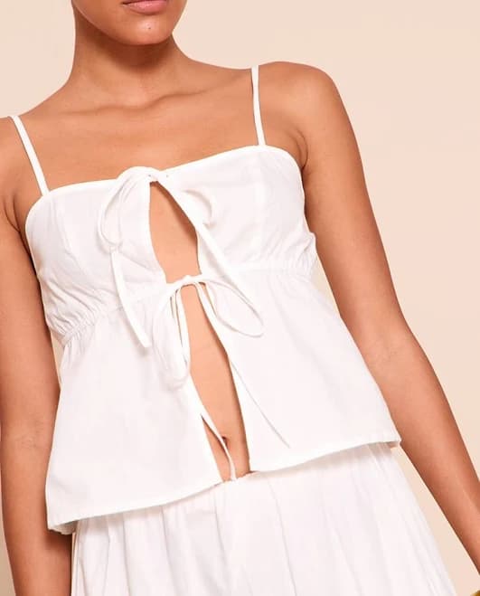 Cotton Poplin Cami Top