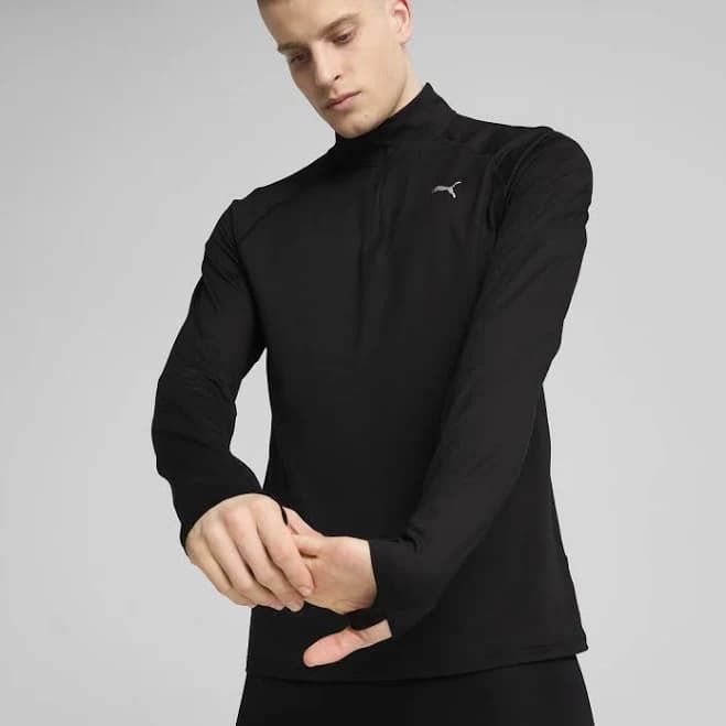 Puma Men's Cloudspun Quarter-Zip Running Top