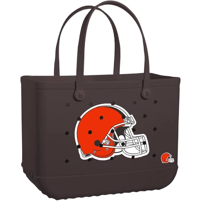 Bogg Bags Women's Cleveland Browns Large Durable NFL Print Tote