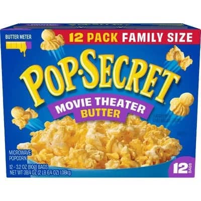 Pop Secret Movie Theater Butter Popcorn