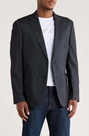 Calvin Klein Men's Two Button Notch Lapel Sport Coat