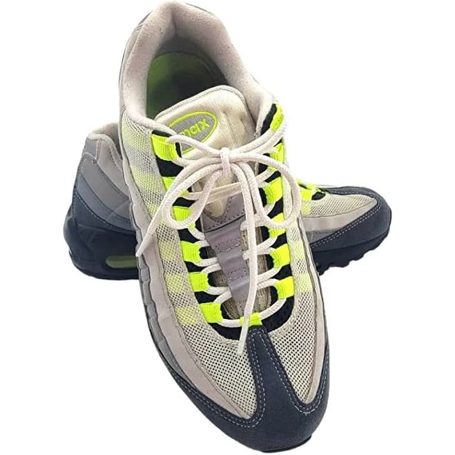 Nike Shoes | Nike Air Max 95 Og Neon 2015 Black White Grey Green Mens Size 7.5 W 9 | Color: Gray/Green | Size: 9 | Cmprostko's Closet