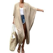 Amazon.com: Beach Coverups for Women 2024 Summer Beach Dresses for Women 2024 Vacation Plus Size Shirt Dress Womens Short Sleeve Maxi Linen Dress Button V-Neck Swimsuit Coverup for Women,Green,S : Clothing, Shoes