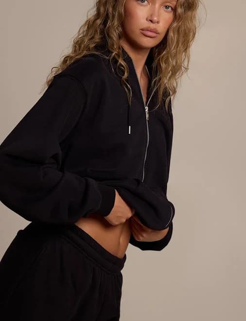 Cotton Fleece Full Zip Hoodie