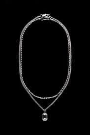 2-pack necklaces - Silver-coloured - Men | H&M IN