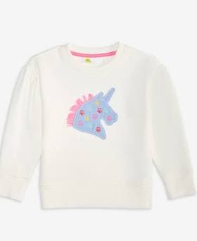 Epic Threads Girls' Unicorn Applique Sweatshirt