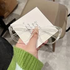 cat eye transparent frame blue light blocking glasses - Temu New Zealand