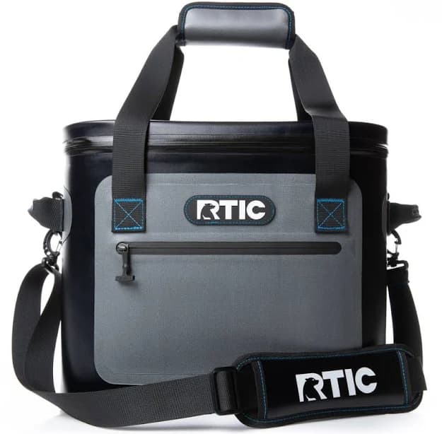 RTIC 30 Can Ultra-Tough Soft Cooler, Blue / Grey Leakproof & Puncture Proof