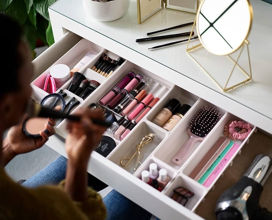 Joseph Joseph Viva - Modular 12-piece Makeup Beauty Drawer Organiser Set, Storage Boxes dividers for makeup, beauty grooming items, cosmetics, hair accessories : Home & Kitchen - Amazon.com