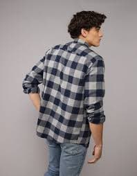AE Relaxed Fit Everyday Flannel Shirt | American Eagle