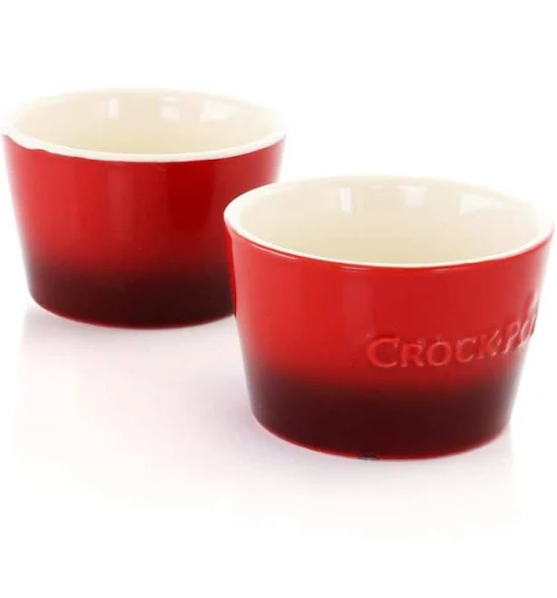 Crock-Pot 2 Piece 8 Ounce Stoneware Ramekin Set