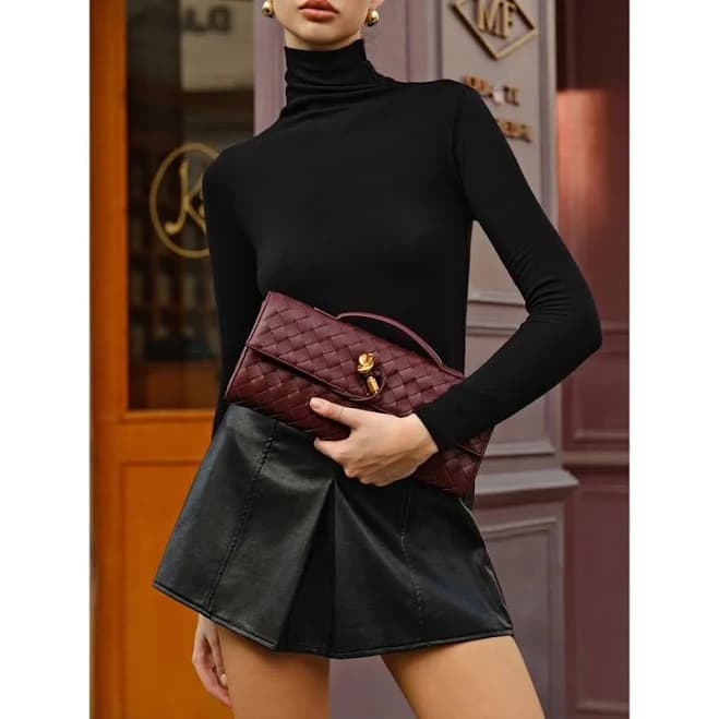 Lorelai Clutch Woven Bag