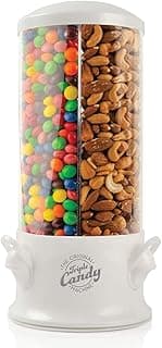 Original Triple Candy Machine-Fun Candy & Nut Dispenser-New & Improved (Pearl White), Standard (JB8450PWHI)