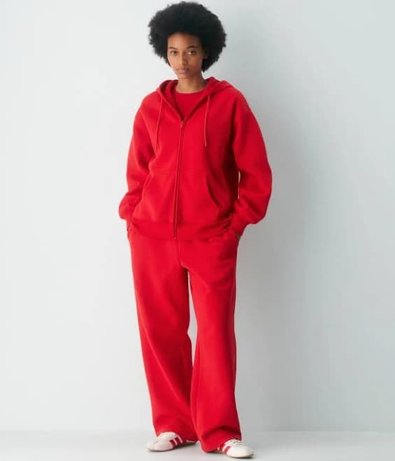 Aritzia Cozy Sweatfleece Boyfriend Zip Hoodie