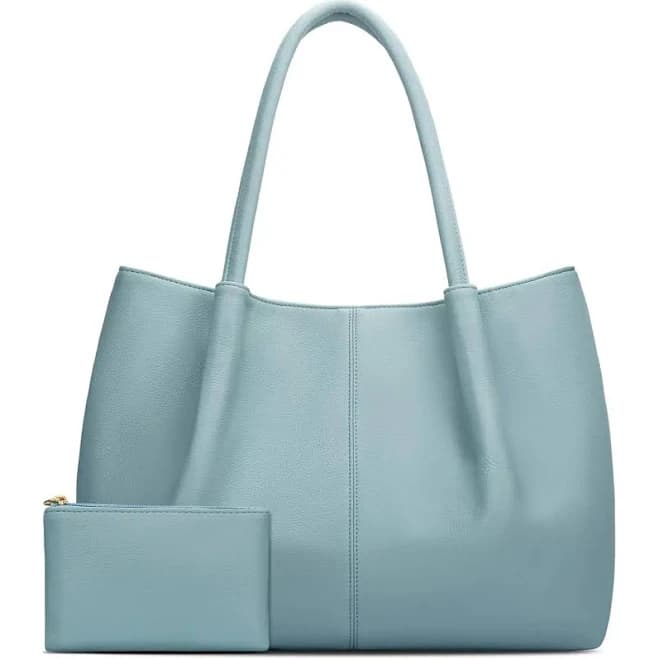 Women's Large Capacity Vegan Leather Tote Bag