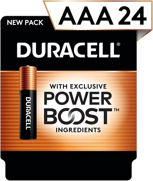 Duracell Power Boost Alkaline AAA Batteries (24 ct)