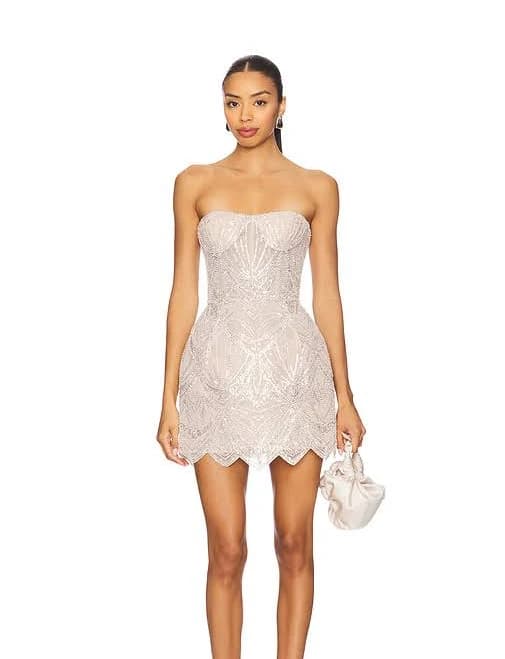 Women's Bronx And Bronco Giselle Blanc Mini Dress
