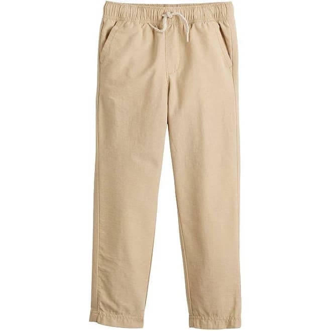 Boys 4-12 Jumping Beans Elastic Waistband Chino Pants, Boy's, Size: 5, Beige