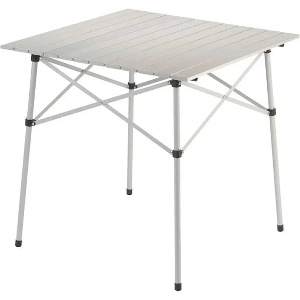 2024 Coleman Outdoor Compact Folding Table, Sturdy Aluminum Camping Table with Snap-Together Design, Seats 4 & Carry Bag Included; Great for Camping,