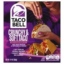 Taco Bell Crunchy & Soft Taco Cravings Kit
