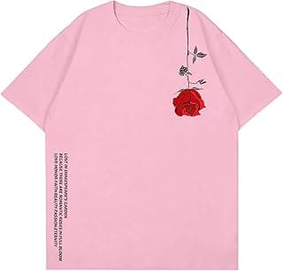 Mens Graphic Tees Oversized Creative Graffiti Short Sleeve Shirts Summer Casual Rapper Streetwear Y2k Tops Tshirt
