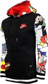 Mens Urban Hip Hop Premium Fleece Hoodie - Modern Pullover NYC Street Fashion Urbanwear Hooded Sweatshirt