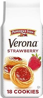 Pepperidge Farm Verona Strawberry Thumbprint Cookies, 6.75 OZ Bag (18 Cookies)