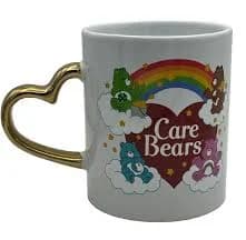 Retro Care Bears Valentine Rainbow Heart Coffee Mug NWT F34-X23-4