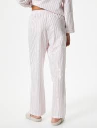 Elastic Waist Straight Leg Pyjama Bottom - Walmart.com