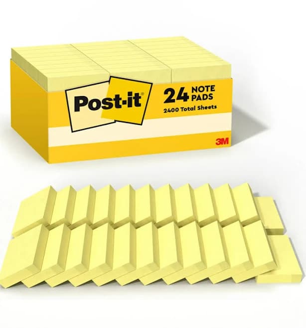 Post-it Notes Original Pads in Canary Yellow Value Pack