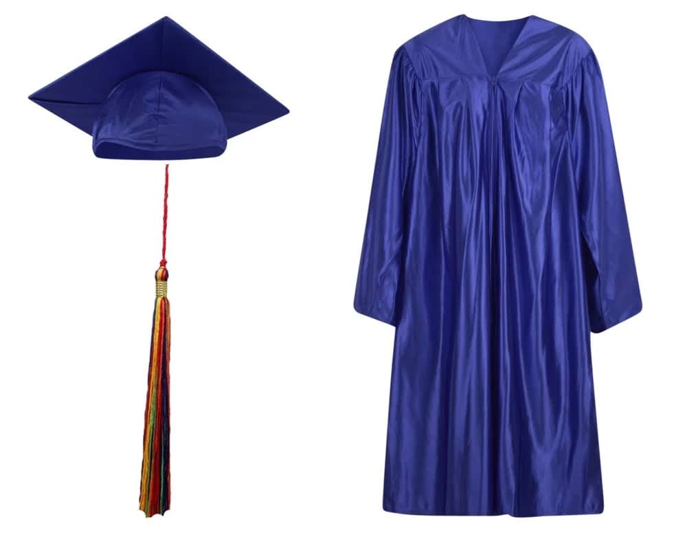 Trim and Tassels Cap, Gown, Tassel and Stole Set