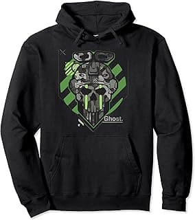 Modern Warfare 2 Ghost Head Portrait Pullover Hoodie