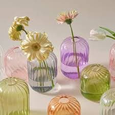 Vintage Glass Mini Vase - Shop Online on roomtery